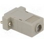 Корпус для разъемов d-sub d-sub 9pin, d-sub hd 15pin ENCITECH 2360-0101-11 (CCOV09-SN-LG)