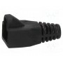 Корпус вилки rj45 6мм ENCITECH 6510-0100-06 (RJ45SRB-BK)