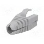 Корпус вилки rj45 цвет светло-серый<a title="encitech 6510-0102-01" onclick="_trackevent('rj45srb-ret-lg', 'thumbnail', 'pip') ENCITECH 6510-0102-01 (RJ45SRB-RET-LG)