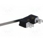 Микропереключатель snap action с рычагом PROMET 83 133 S54 AR35.75 (WLK-34)