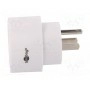 Переходник адаптер конфиг.выводов 2p+pe Goobay 45355 (ADAPTER-USA)