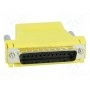 Переходник адаптер гнездо rj45, d-sub 25pin "папа" MH CONNECTORS DA25-PMJ8-Y-K (DA25-PMJ8-Y-K)