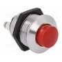 Кнопочный переключатель 2 положенияBULGIN MP0012RD (MP0012/RD)