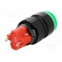 Кнопочный переключатель 2 положенияONPOW V16Y-11Z-24G (V16Y-11Z-24G)