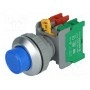 Переключатель кнопочный 1 AUSPICIOUS XL30-1OC BL (XL30-1-O/C-BL)
