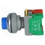 Переключатель кнопочный 1 AUSPICIOUS XL30-1OC BL (XL30-1-O/C-BL)