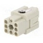 Разъем hdc "мама" TE Connectivity HQ-007-F (T2080072201-000)
