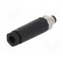 Разъем m8 "папа" DEGSON ELECTRONICS PB-M8A-03P-MM-SL7001-00A(H) (SM8-CVP-A3Q-1A5)