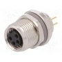 Разъем m8 "мама" TE Connectivity T4041017041-000 (T4041017041-000)
