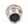 Разъем m8 "мама" TE Connectivity T4041017041-000 (T4041017041-000)