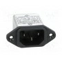 Разъем питания ac гнездо YUNPEN ELECTRONIC FYB06T1 (FYB06T1)