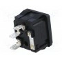 Разъем питания ac гнездо ADAM TECH IEC-G-2 (IEC-G-2)