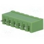 Разъемный клеммник ш.контактов 5мм XINYA XY2500V-B(5.0)-6P (TBG-5.0-PW-6P)