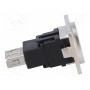 Соединитель гнездо usb a, гнездо usb b CLIFF CP30207NM3 (CP30207NM3)