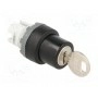 Переключатель поворотный с ключом 2-позиционный ABB 1SFA611281R1001 (M2SSK2-101)