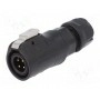 Вилка разъем круглый LUMBERG 0250 04 (0250-04)