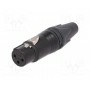 Вилка xlr NEUTRIK NC3FXX-B-D (NTR-NC3FXXBD)
