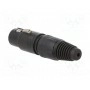 Вилка xlr NEUTRIK NC4FX-B (NTR-NC4FXB)