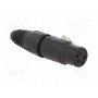 Вилка xlr NEUTRIK NC4FX-B (NTR-NC4FXB)