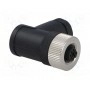 Вилка m12 DEGSON ELECTRONICS SM12-PRP-D4W-1B9 (SM12-PRP-D4W-1B9)