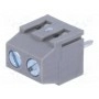 Зажимная рейка для печатных плат угловой 90° DEGSON ELECTRONICS DG381-3.81-02P-11-00A(H) (DG381-3.81-2P11)