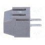 Зажимная рейка для печатных плат угловой 90° DEGSON ELECTRONICS DG381-3.81-02P-11-00A(H) (DG381-3.81-2P11)