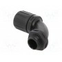 Угловой разъем 90° HELLERMANNTYTON 166-22201 (HG13-90-M16-PA66-B)