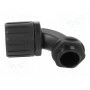 Угловой разъем 90° HELLERMANNTYTON 166-22204 (HG21-90-M20-PA66-B)