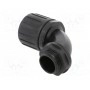 Угловой разъем 90° HELLERMANNTYTON 166-22204 (HG21-90-M20-PA66-B)