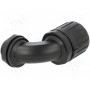 Угловой разъем 90° HELLERMANNTYTON 166-22204 (HG21-90-M20-PA66-B)