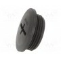 Заглушка M25 LAPP KABEL 52006133 (BLK-GL-M25-BK)