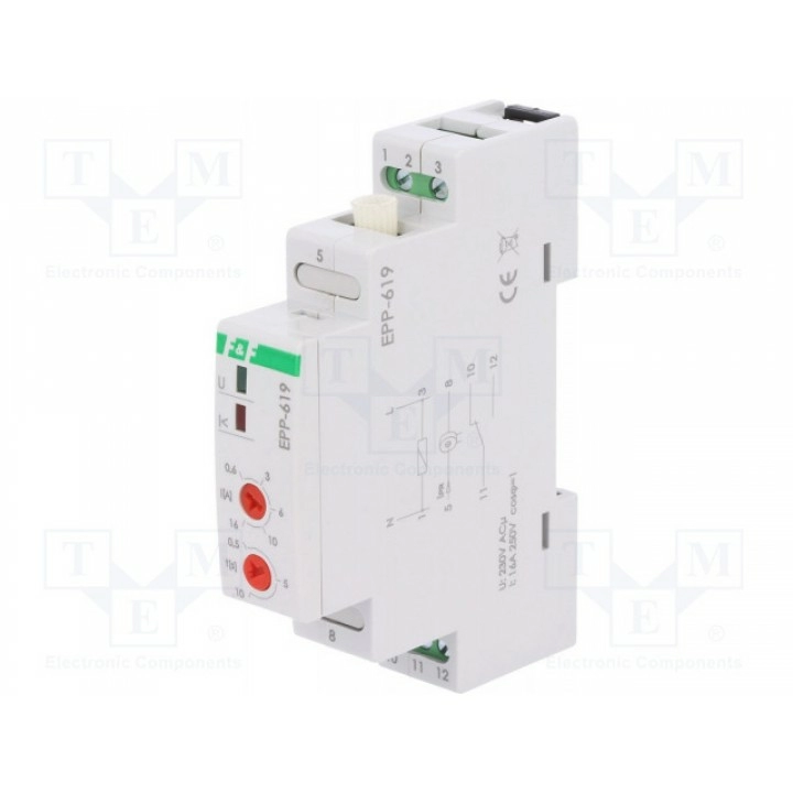 Реле контроля тока ac F&F EPP-619 (EPP-619)