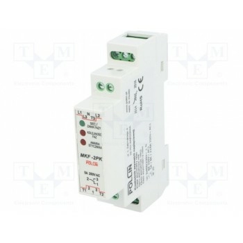 Реле контроля напряжения din POLLIN MKF-2PK
