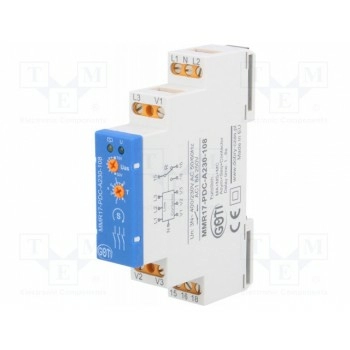 Реле контроля напряжения din DOBRY CZAS MMR17-PDC-A230-108