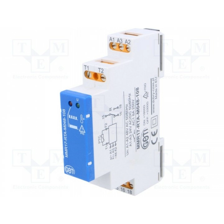 Реле термисторной защиты DOBRY CZAS MMR17-RTA-M048-108 (MMR17-RTA-M048-108)