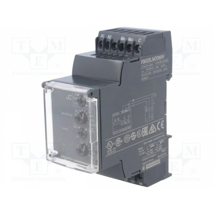 Модуль реле контроля уровня 24÷240вac SCHNEIDER ELECTRIC RM35LM33MW (RM35LM33MW)