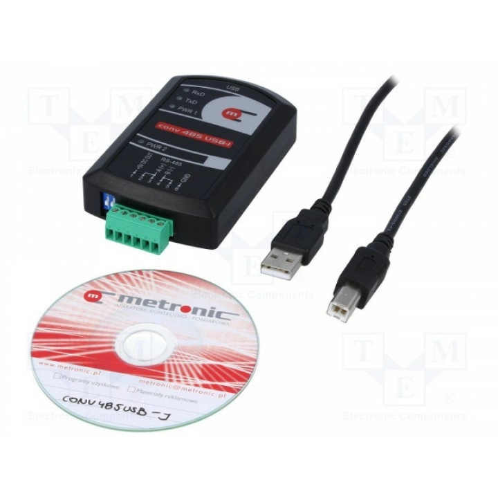 Промышленный модуль конвертер rs485 / usb METRONIC CONV 485USB-I (CONV485USB-I)