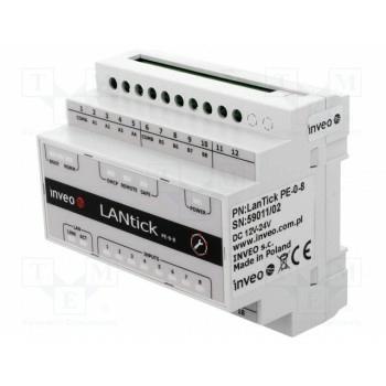 Промышленный модуль цифровой вход кол-во портов 1 INVEO LANTICK PE-0-8