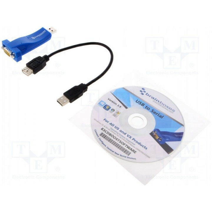 Промышленный модуль конвертер rs422/485 / usb BRAINBOXES US-324 (US-324)