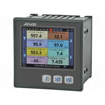Регистратор 85÷260вac APAR AR2078S1PPPPIP65