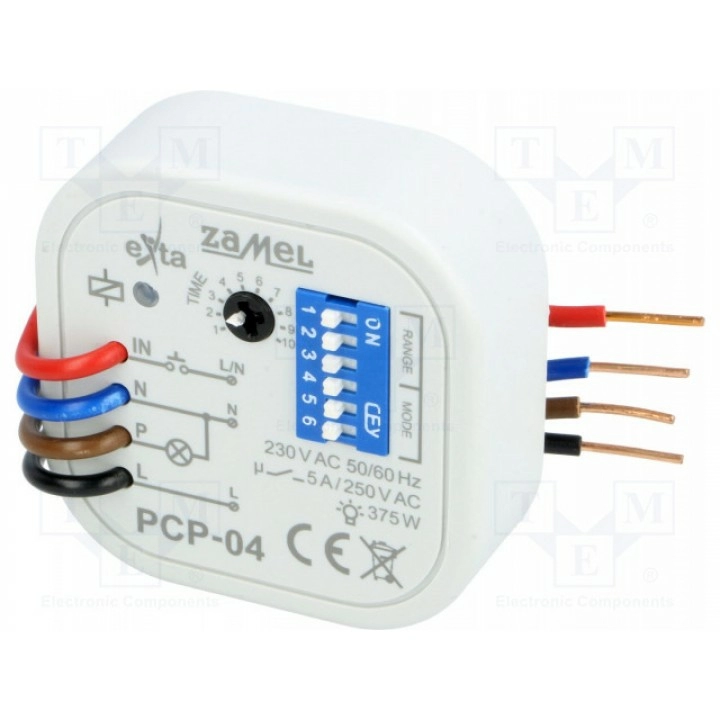 Реле времени 0, 1с÷10 дней ZAMEL PCP-04 (PCP-04)