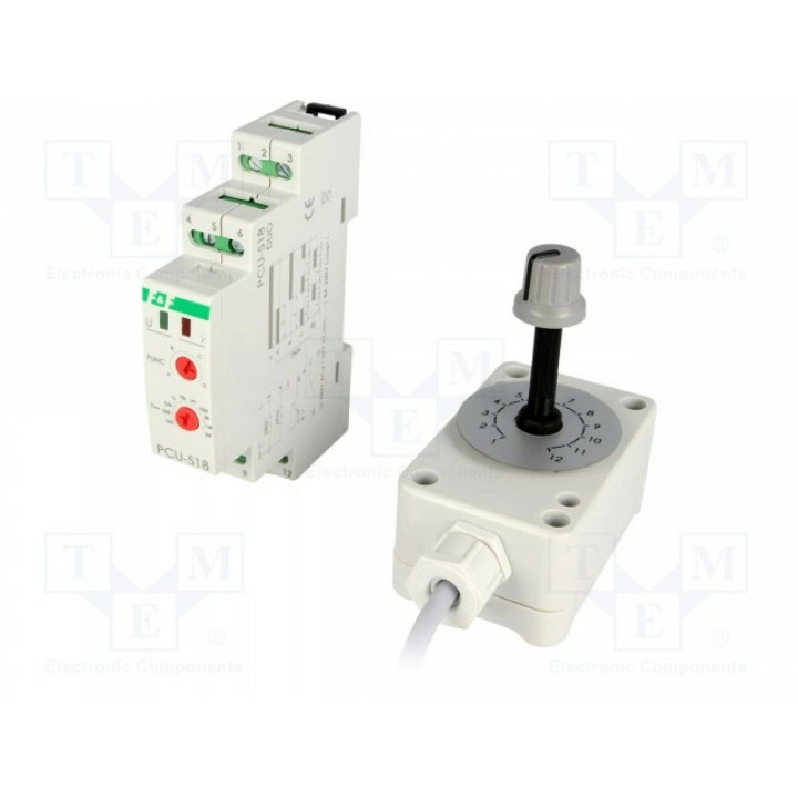 Реле времени 0, 1с÷24 дня F&F PCU-518-DUO (PCU-518-DUO)