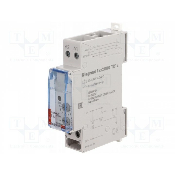 Реле времени 0, 1с÷100ч LEGRAND RC302 (004740)