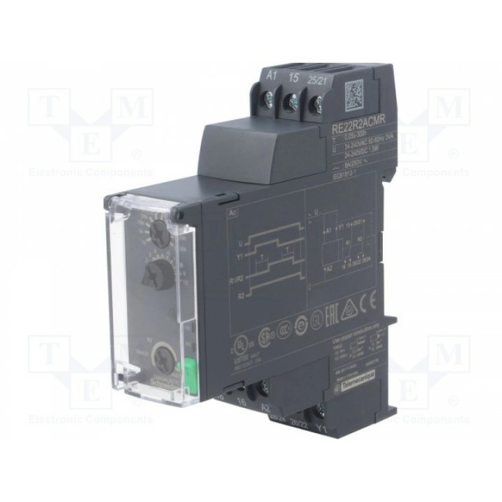 Реле времени 0, 05с÷300ч SCHNEIDER ELECTRIC RE22R2ACMR (RE22R2ACMR)