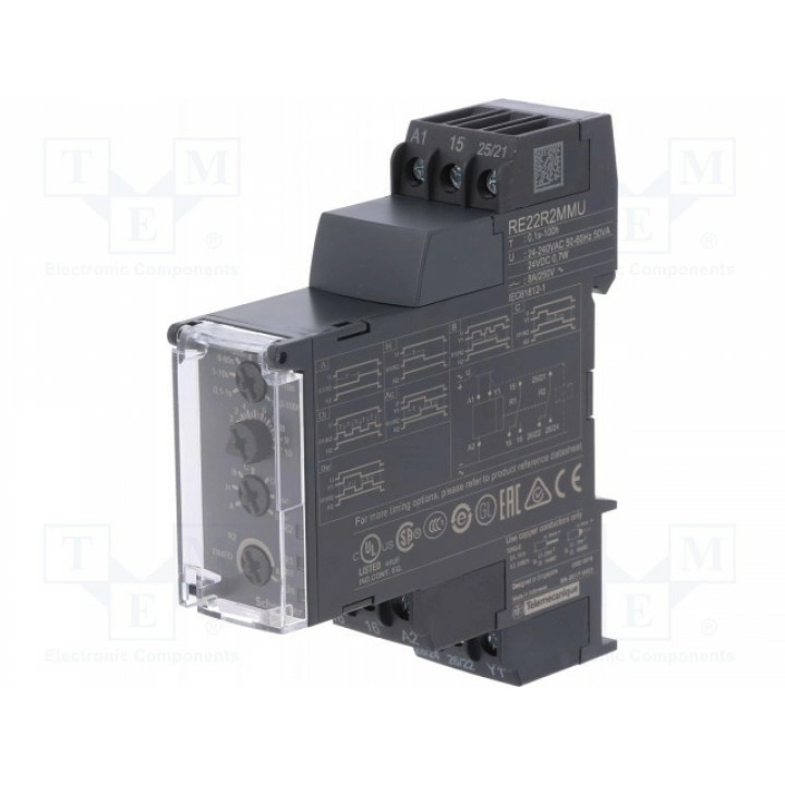 Реле времени 0, 05с÷100ч SCHNEIDER ELECTRIC RE22R2MMU (RE22R2MMU)