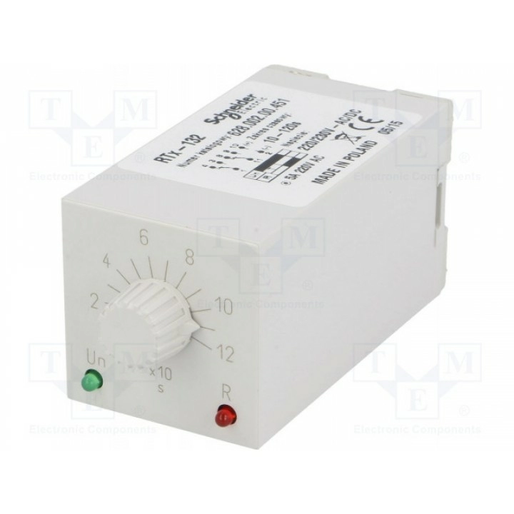 Реле времени 10÷120с SCHNEIDER ELECTRIC RTX-132 220230 120SEK (RTX132-220-120S)