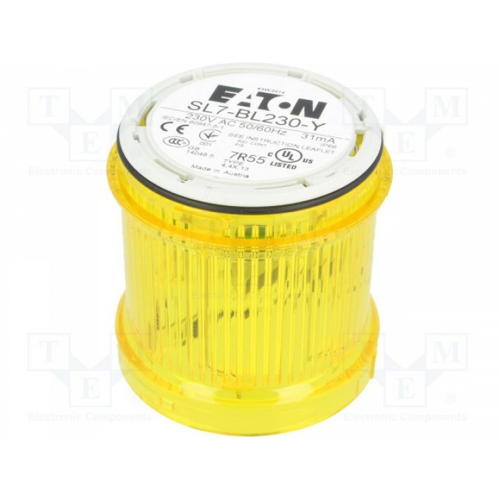 Сигнализатор световой мигающий световой сигнал EATON ELECTRIC SL7-BL230-Y (SL7-BL230-Y)