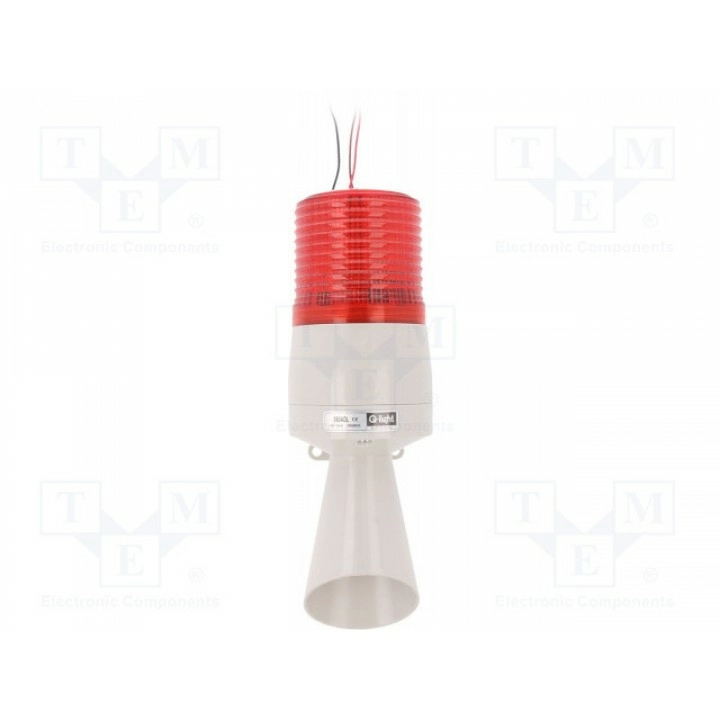 Сигнализатор светозвуковой 24вdc QLIGHT S60ADL-24-R (S60ADL-24-R)
