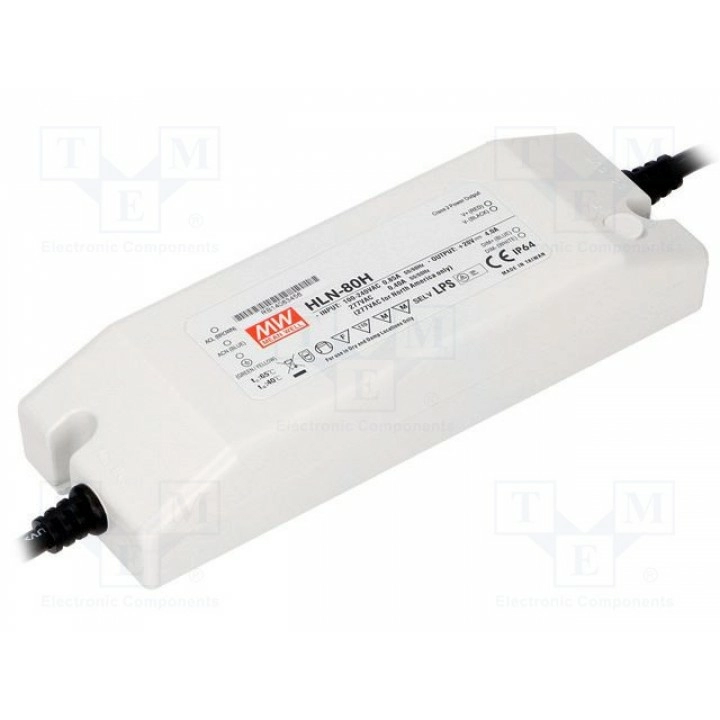 Блок питания импульсный led MEAN WELL HLN-80H-36B (HLN-80H-36B)