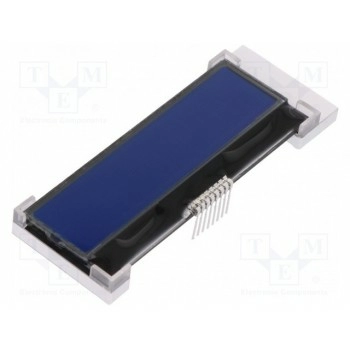 Дисплей LCD DISPLAY ELEKTRONIK DEM16208SBH-PW-N